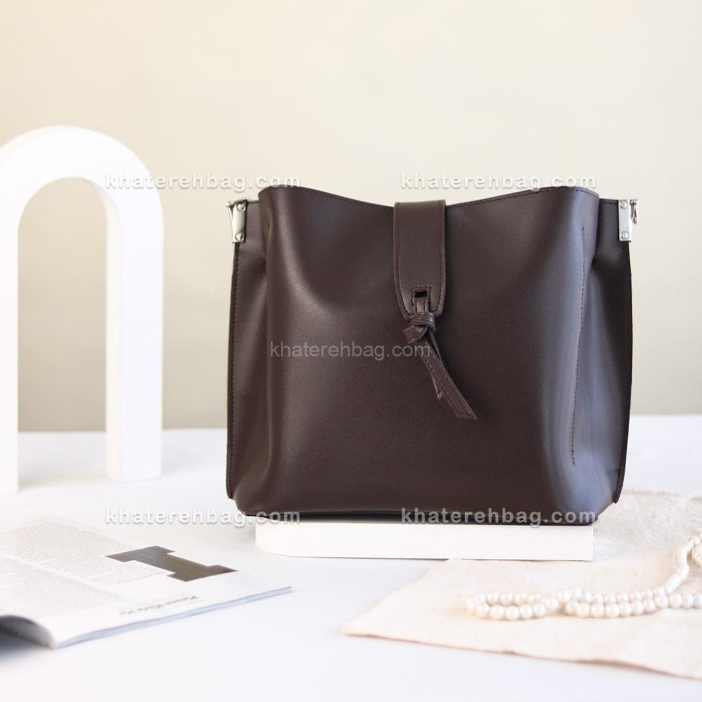 23252... کیف زنانه زبانه گره - کد : (23252) - تصویر 5