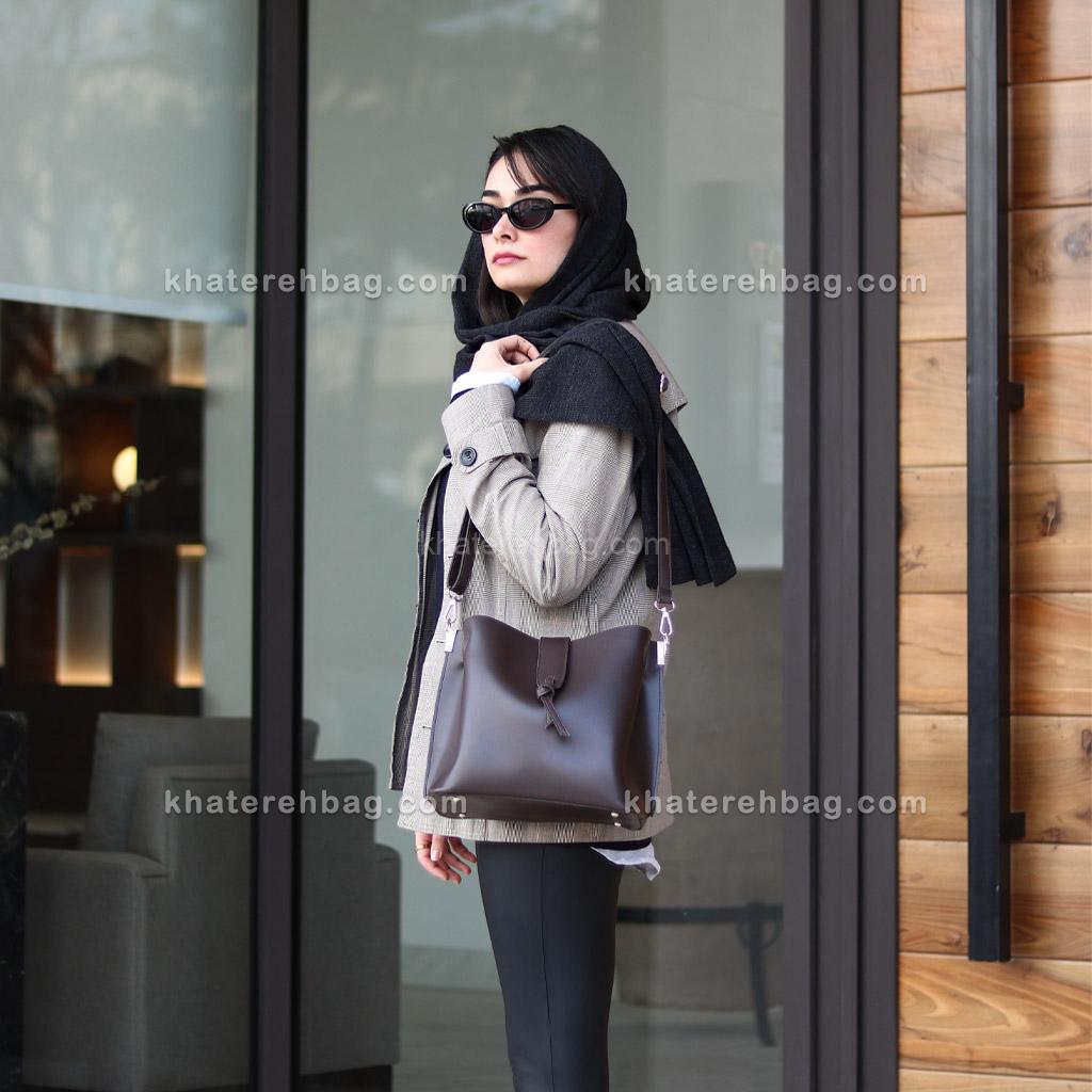 23252......... کیف زنانه زبانه گره - کد : (23252) - تصویر 3