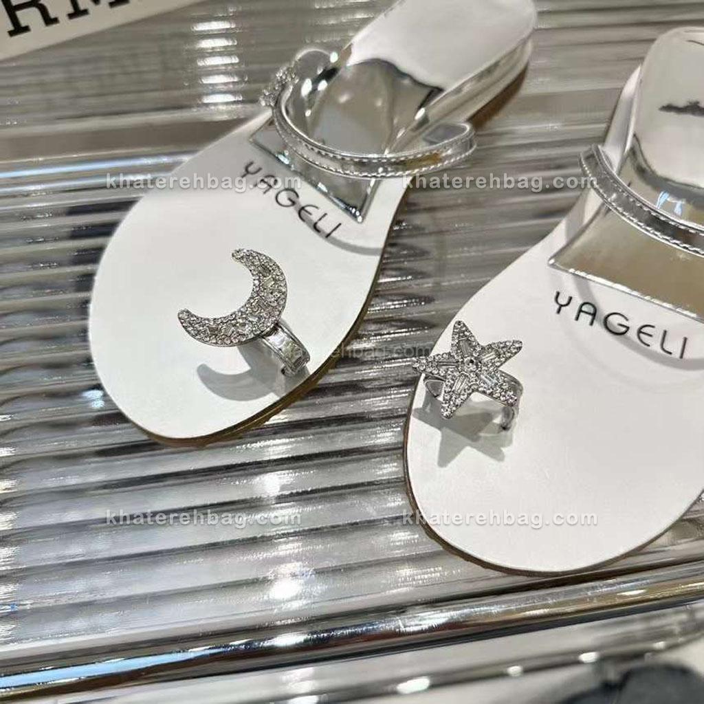 23429.... صندل طرح ماه و ستاره - کد (23429) - تصویر 2