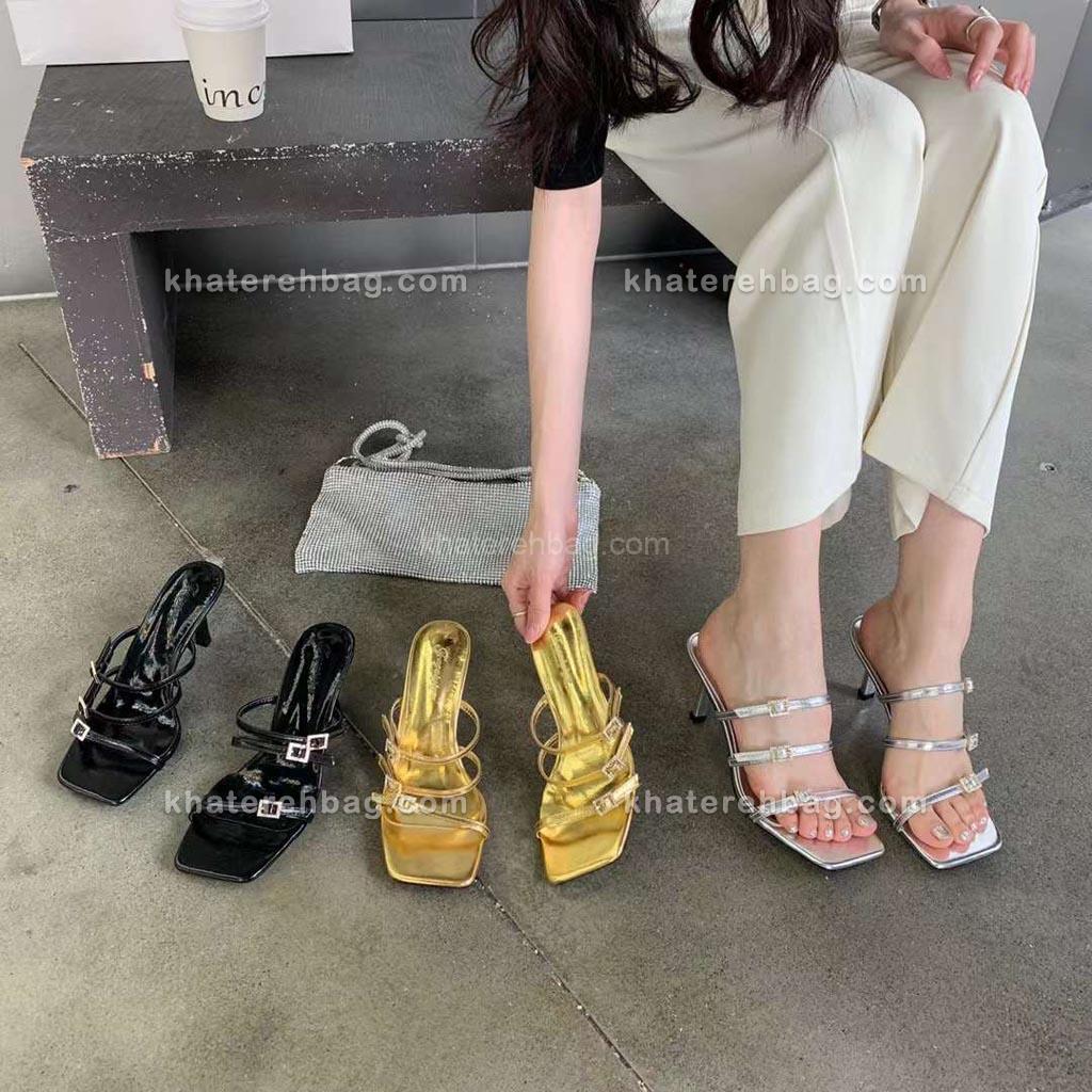 23488.......... صندل پاشنه دار ساده - کد (23487) - تصویر 6