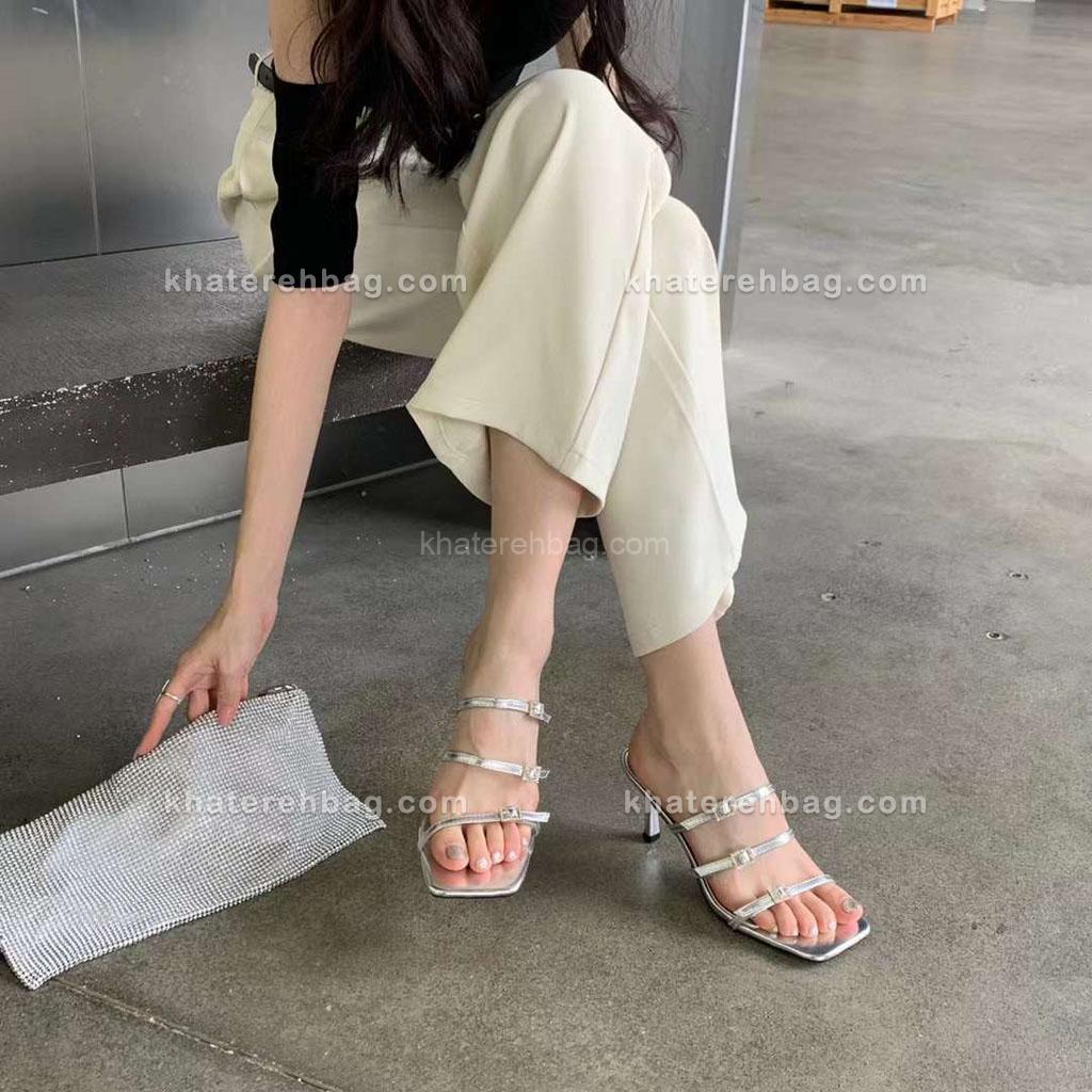 23488 صندل پاشنه دار ساده - کد (23487) - تصویر 11