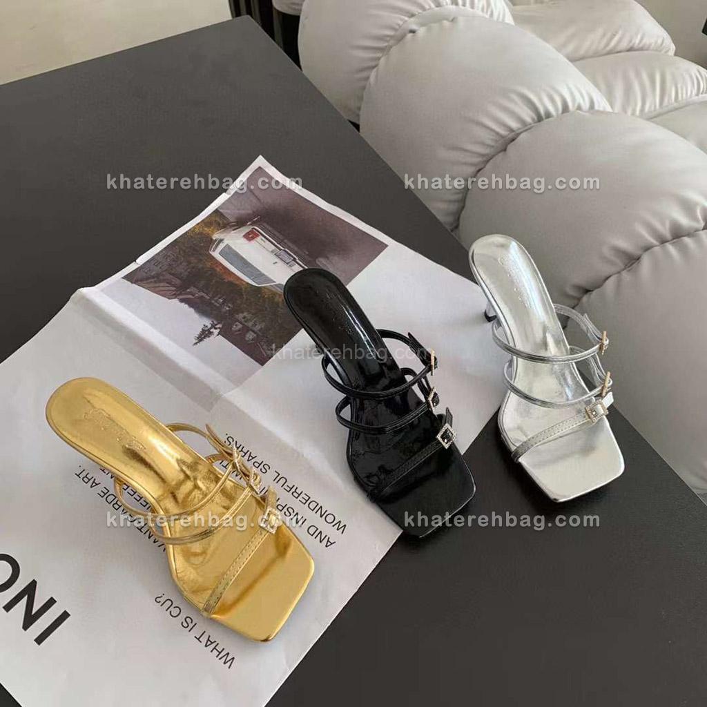 23488............ صندل پاشنه دار ساده - کد (23487) - تصویر 5