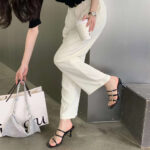 صندل پاشنه دار ساده - کد (23487)