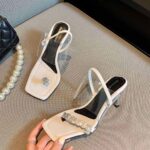 صندل پاشنه دار ساده - کد (25312) - تصویر 10