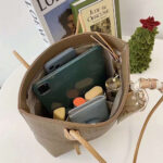 کیف زنانه ساده - کد : (25499) - تصویر 7