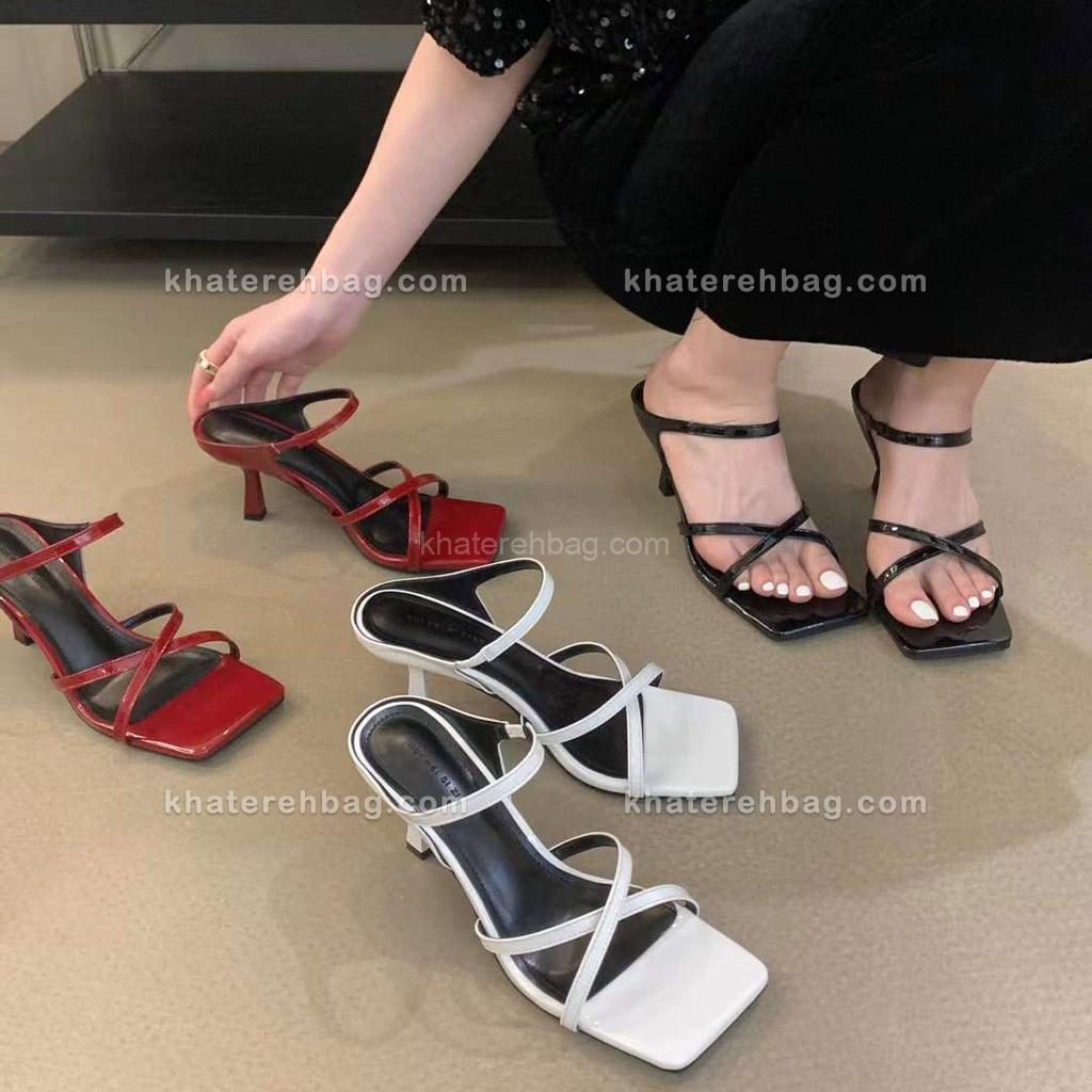 25588 صندل ساده پاشنه دار - کد : (25586) - تصویر 6