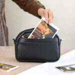 کیف نیم گرد دوخت لوزی - کد : (25679) - تصویر 2