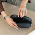 کیف نیم گرد دوخت لوزی - کد : (25679) - تصویر 6