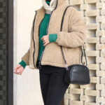 کیف نیم گرد دوخت لوزی - کد : (25679) - تصویر 10