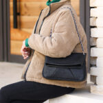 کیف زنانه لبه تاشو شرانگ - کد : (25688) - تصویر 3