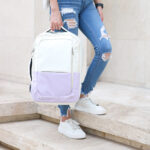 کوله پشتی دو دسته زیپ چاک دار - کد : (26241) - تصویر 2