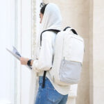 کوله پشتی دو دسته زیپ چاک دار - کد : (26241) - تصویر 6