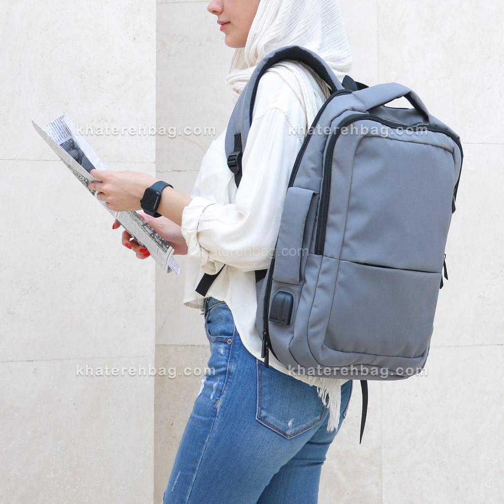 Untitled-194 کوله پشتی دو دسته زیپ چاک دار - کد : (26144) - تصویر 1