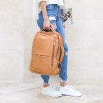 کوله پشتی دو دسته زیپ چاک دار - کد : (26144) - تصویر 9