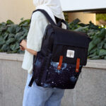 کوله پشتی مارک درخت طرح دار - کد : (27137) - تصویر 12