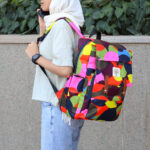 کوله پشتی مارک درخت طرح دار - کد : (27137) - تصویر 2