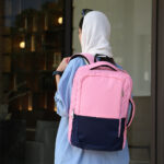 کوله پشتی دو دسته زیپ چاک دار - کد : (27239) - تصویر 2