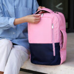 کوله پشتی دو دسته زیپ چاک دار - کد : (27239) - تصویر 3