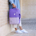 کوله پشتی دو دسته زیپ چاک دار - کد : (27239) - تصویر 4