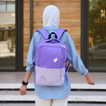 کوله پشتی دو دسته زیپ چاک دار - کد : (27239) - تصویر 5