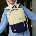 کوله پشتی دو دسته زیپ چاک دار - کد : (27239) - تصویر 9