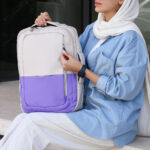 کوله پشتی دو دسته زیپ چاک دار - کد : (27239) - تصویر 22