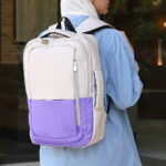 کوله پشتی دو دسته زیپ چاک دار - کد : (27239) - تصویر 23