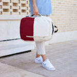 کوله پشتی دو دسته زیپ چاک دار - کد : (27239) - تصویر 25