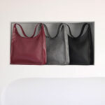 کیف بند پهن گاندوزی شسته - کد : (16676) - تصویر 5